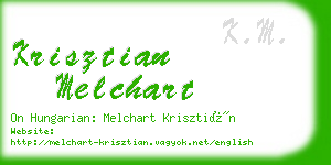 krisztian melchart business card